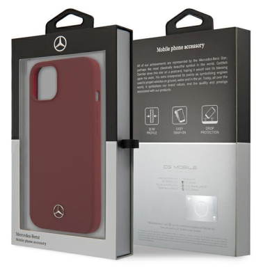 Dėklas Mercedes MEHCP13MSILRE iPhone 13 6.1 Silicone Line Raudonas 7