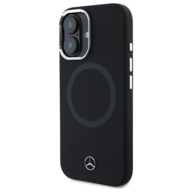 Dėklas Mercedes MEHMP16S23SUTTK iPhone 16 6.1 Juodas/Juodas hard Silicone Tonal Logo MagSafe 1 Dėklas Mercedes MEHMP16S23SUTTK iPhone 16 6.1 Juodas/Juodas hard Silicone Tonal Logo MagSafe 1