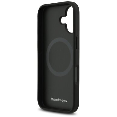 iPhone 17 dėklas Mercedes Plain Smooth Leather, MagSafe – juodas 6 iPhone 17 dėklas Mercedes Plain Smooth Leather, MagSafe – juodas 6