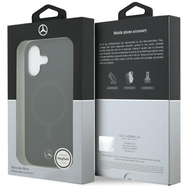 iPhone 17 dėklas Mercedes Plain Smooth Leather, MagSafe – juodas 7 iPhone 17 dėklas Mercedes Plain Smooth Leather, MagSafe – juodas 7