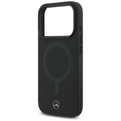 iPhone 17 Pro dėklas Mercedes Plain Smooth Leather su MagSafe – juodas 5 iPhone 17 Pro dėklas Mercedes Plain Smooth Leather su MagSafe – juodas 5