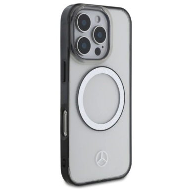 Dėklas Mercedes Printed Logo MagSafe  iPhone 16 Pro Max - Clear 3 Dėklas Mercedes Printed Logo MagSafe  iPhone 16 Pro Max - Clear 3