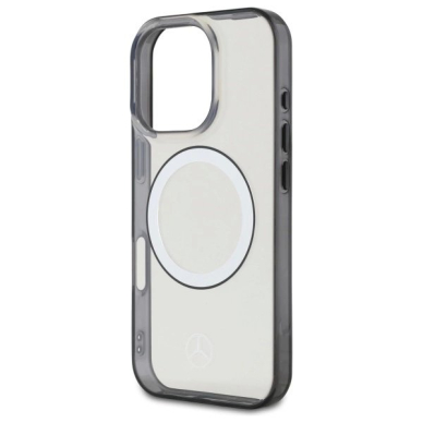 Dėklas Mercedes Printed Logo MagSafe  iPhone 16 Pro Max - Clear 5 Dėklas Mercedes Printed Logo MagSafe  iPhone 16 Pro Max - Clear 5