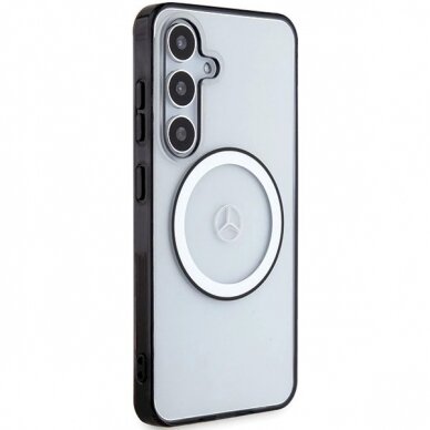 Mercedes Printed Logo MagSafe Dėklas Samsung Galaxy S24 - Permatomas 3 Mercedes Printed Logo MagSafe Dėklas Samsung Galaxy S24 - Permatomas 3