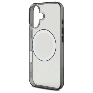 Dėklas Mercedes Printed Logo MagSafe iPhone 16 - Clear 5 Dėklas Mercedes Printed Logo MagSafe iPhone 16 - Clear 5