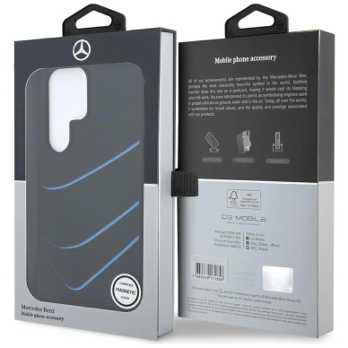 Mercedes Silikoninis Contrasted Curves MagSafe Dėklas skirtas Samsung Galaxy S25 Ultra - Juodas 7 Mercedes Silikoninis Contrasted Curves MagSafe Dėklas skirtas Samsung Galaxy S25 Ultra - Juodas 7