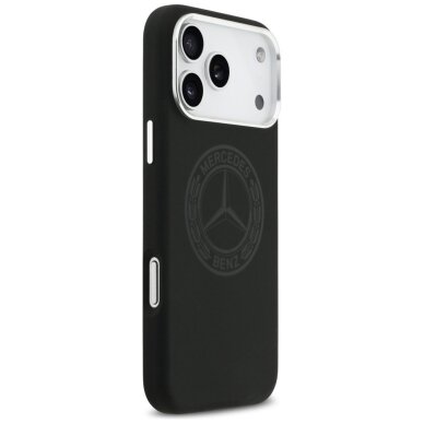 iPhone 17 Pro Max Mercedes Silicone Vintage Logo MagSafe dėklas – juodas 3 iPhone 17 Pro Max Mercedes Silicone Vintage Logo MagSafe dėklas – juodas 3