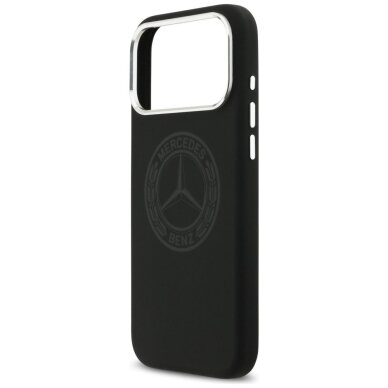 iPhone 17 Pro Max Mercedes Silicone Vintage Logo MagSafe dėklas – juodas 5 iPhone 17 Pro Max Mercedes Silicone Vintage Logo MagSafe dėklas – juodas 5