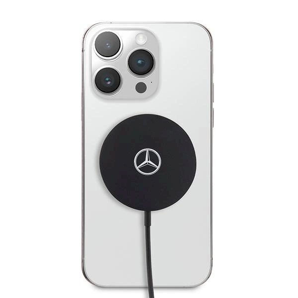 Mercedes 15W MagSafe inductive Įkroviklis - Juodas 1 Mercedes 15W MagSafe inductive Įkroviklis - Juodas 1