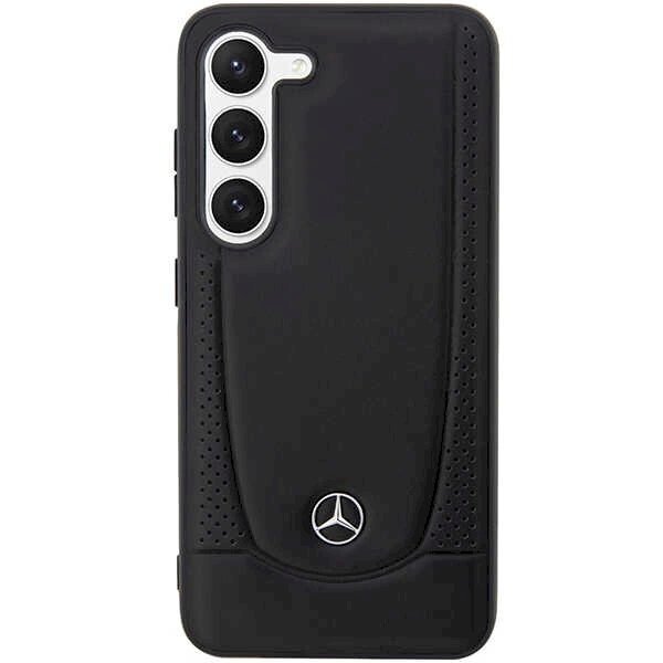 Samsung Galaxy S23 FE Dėklas Mercedes Leather Urban – juodas 2 Samsung Galaxy S23 FE Dėklas Mercedes Leather Urban – juodas 2