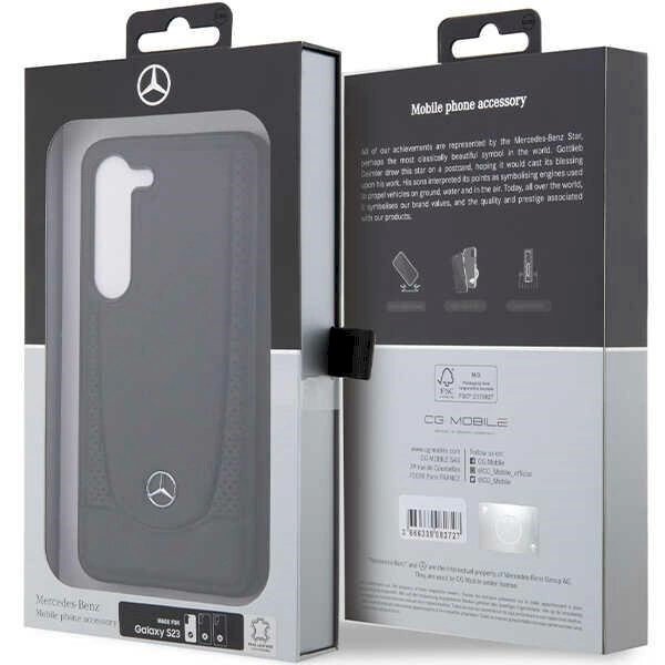 Samsung Galaxy S23 FE Dėklas Mercedes Leather Urban – juodas 7 Samsung Galaxy S23 FE Dėklas Mercedes Leather Urban – juodas 7