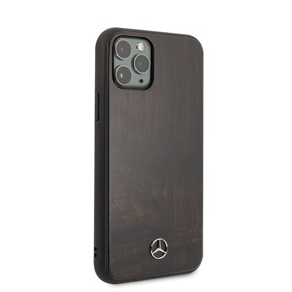 Originalus dėklas Mercedes MEHCN58VWOBR iPhone 11 Pro hard case rudas Wood Line Rosewood (zuk98) USC057 4
