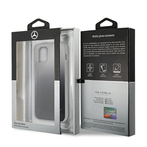 Originalus Mercedes Dėklas Mehcp12Sargbk Iphone 12 Mini 5,4" Juodas permatomas Line 6 Originalus Mercedes Dėklas Mehcp12Sargbk Iphone 12 Mini 5,4" Juodas permatomas Line 6