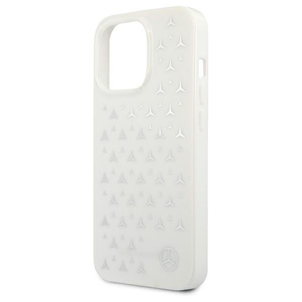 Dėklas Mercedes Silver Stars Pattern iPhone 13 Pro baltas MEHCP13LESPWH 5 Dėklas Mercedes Silver Stars Pattern iPhone 13 Pro baltas MEHCP13LESPWH 5