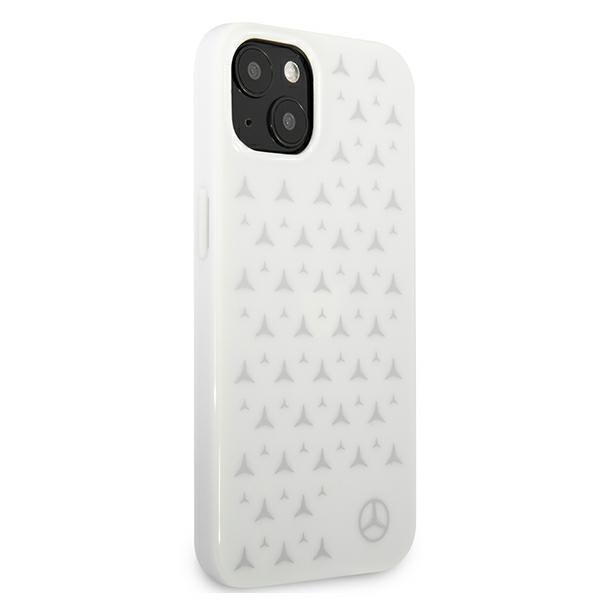 Dėklas Mercedes Silver Stars Pattern iPhone 13 mini 5,4" baltas MEHCP13SESPWH 3 Dėklas Mercedes Silver Stars Pattern iPhone 13 mini 5,4" baltas MEHCP13SESPWH 3