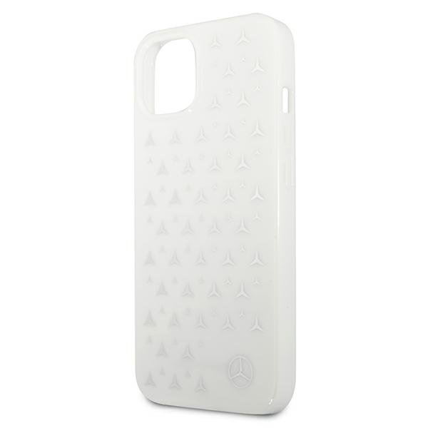 Dėklas Mercedes Silver Stars Pattern iPhone 13 mini 5,4" baltas MEHCP13SESPWH 5