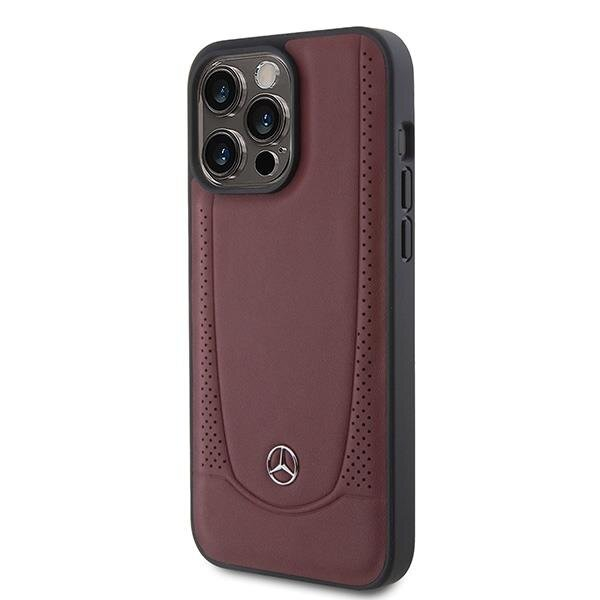 Originalus dėklas Mercedes MEHCP15LARMRE iPhone 15 Pro 6.1 red/red hardcase Leather Urban Bengale 1 Originalus dėklas Mercedes MEHCP15LARMRE iPhone 15 Pro 6.1 red/red hardcase Leather Urban Bengale 1