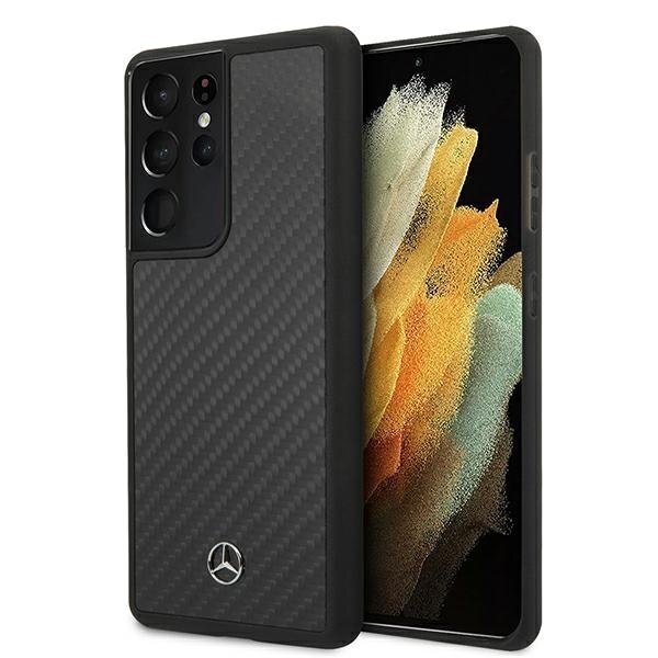 Originalus Mercedes dėklas MEHCS21LRCABK S21 Ultra G998 juodas carbon Dynamic Line Originalus Mercedes dėklas MEHCS21LRCABK S21 Ultra G998 juodas carbon Dynamic Line