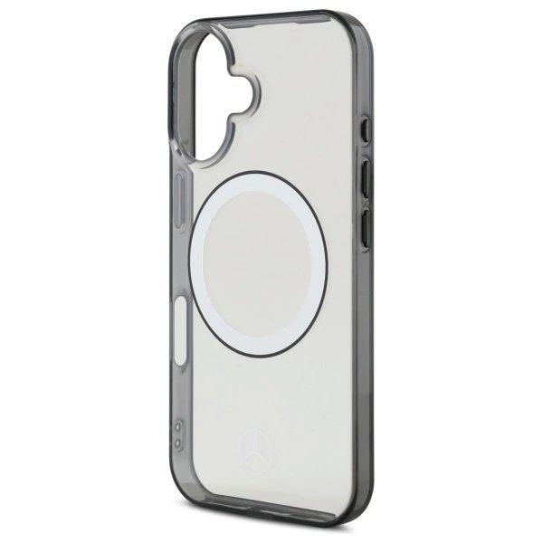 Dėklas Mercedes Printed Logo MagSafe iPhone 16 - Clear 5 Dėklas Mercedes Printed Logo MagSafe iPhone 16 - Clear 5
