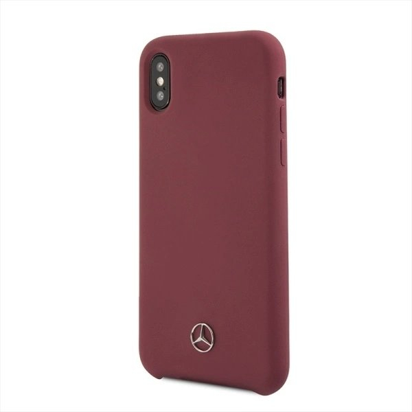 Mercedes Silikoninis Line iPhone X/XS Dėklas - Raudonas 1