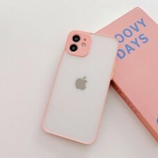 Dėklas Milky Case iPhone 12 Rožinis
