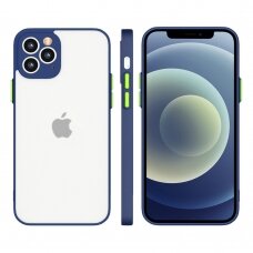 Dėklas Milky Case iPhone 12 Pro Max Tamsiai mėlynas