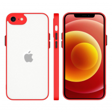 Dėklas Milky Case iPhone 8 Plus / iPhone 7 Plus Raudonas