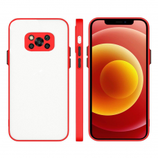 Dėklas Milky Case Xiaomi Poco X3 NFC Raudonas