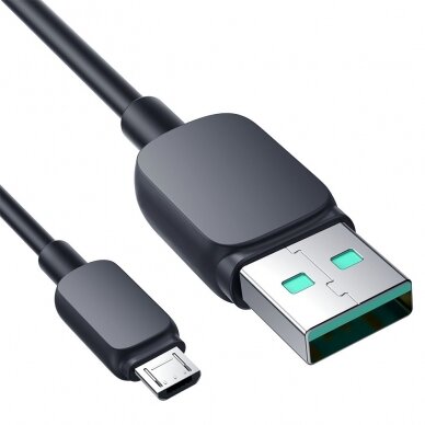 Micro USB cable - USB 2.4A 2m Joyroom S-AM018A14 - Juodas 1