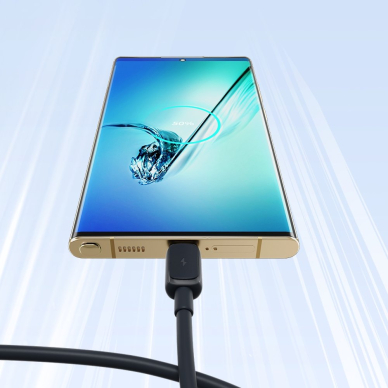 Micro USB cable - USB 2.4A 2m Joyroom S-AM018A14 - Juodas 9 Micro USB cable - USB 2.4A 2m Joyroom S-AM018A14 - Juodas 9