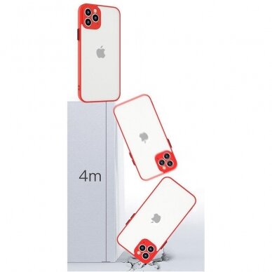 Dėklas Milky Case Xiaomi Poco X3 NFC Raudonas 12
