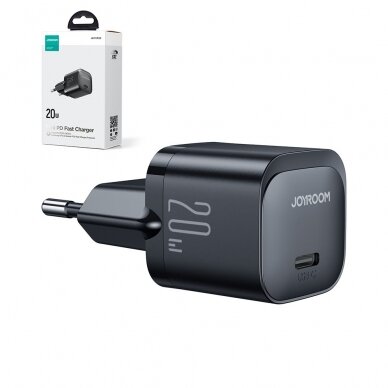Mini charger USB C 20W PD Joyroom JR-TCF02 | Juodas 1