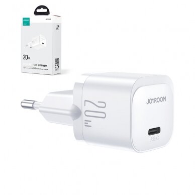 Mini charger USB C 20W PD Joyroom JR-TCF02 | Baltas 10