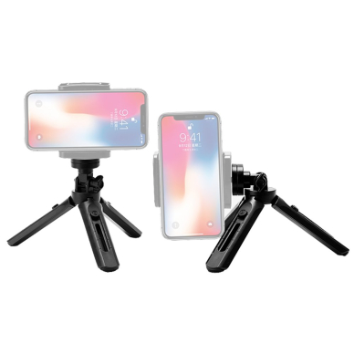 Trikojis Mini Telefono Laikiklis - Asmenukių Lazda - Kameros GoPro laikiklis juodas 2 Trikojis Mini Telefono Laikiklis - Asmenukių Lazda - Kameros GoPro laikiklis juodas 2