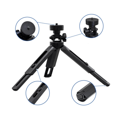 Trikojis Mini Telefono Laikiklis - Asmenukių Lazda - Kameros GoPro laikiklis juodas 8 Trikojis Mini Telefono Laikiklis - Asmenukių Lazda - Kameros GoPro laikiklis juodas 8