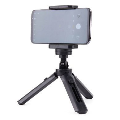 Trikojis Mini Telefono Laikiklis - Asmenukių Lazda - Kameros GoPro laikiklis juodas Trikojis Mini Telefono Laikiklis - Asmenukių Lazda - Kameros GoPro laikiklis juodas