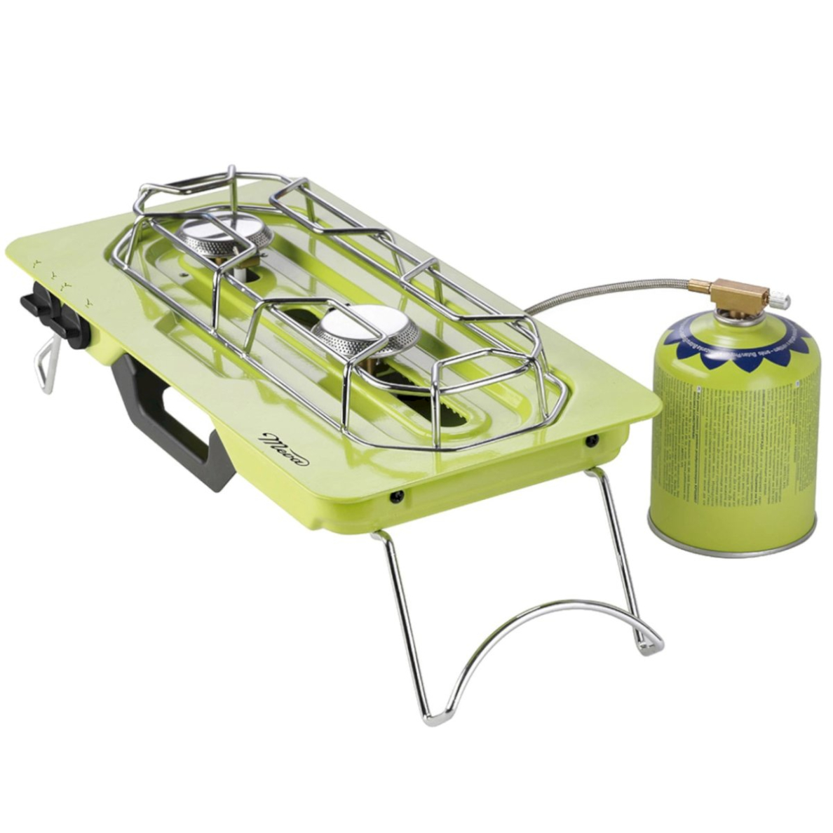 MOVE Kempingo viryklė su 2 degikliais, skirta dujų balionėliams + reguliuojamas degiklis 4.6kW 1 MOVE Kempingo viryklė su 2 degikliais, skirta dujų balionėliams + reguliuojamas degiklis 4.6kW 1