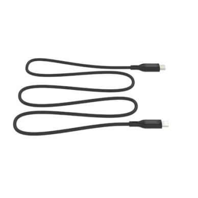 Mophie Essentials Lightning / USB-C kabelis 1 m – juodas 2