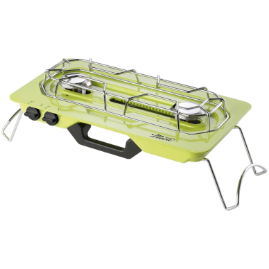 MOVE Kempingo viryklė su 2 degikliais, skirta dujų balionėliams + reguliuojamas degiklis 4.6kW 2 MOVE Kempingo viryklė su 2 degikliais, skirta dujų balionėliams + reguliuojamas degiklis 4.6kW 2