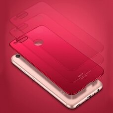 Dėklas MSVII Simple Ultra-Thin Cover skirtas Huawei Honor 10 raudonas