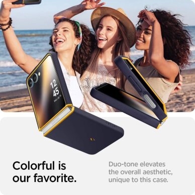 Samsung Galaxy Z Flip 7 Nano Pop Mag MagSafe dėklas – tamsiai mėlynas ir geltonas 5 Samsung Galaxy Z Flip 7 Nano Pop Mag MagSafe dėklas – tamsiai mėlynas ir geltonas 5