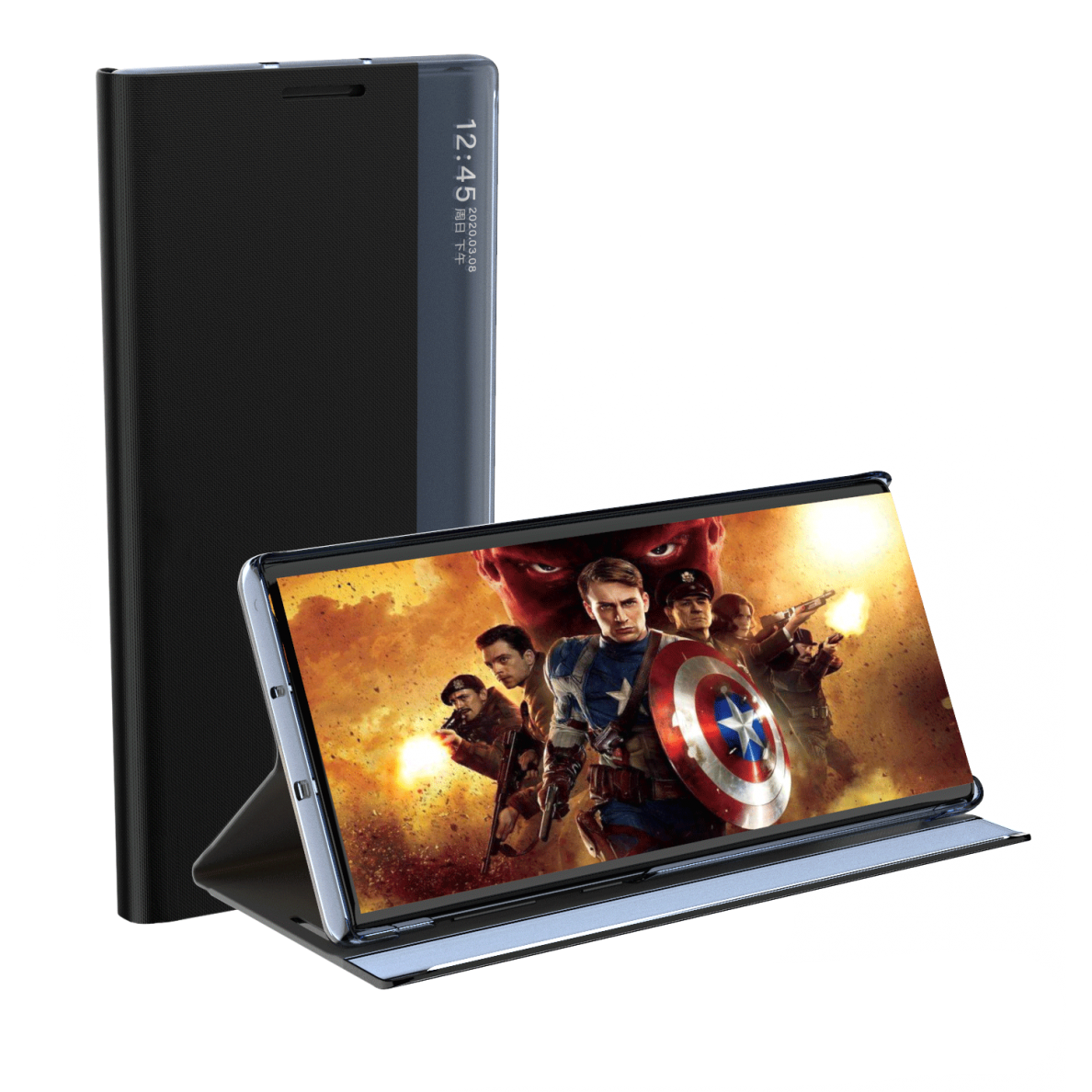 Dėklas New Sleep Case Samsung Galaxy A14 Juodas 4 Dėklas New Sleep Case Samsung Galaxy A14 Juodas 4