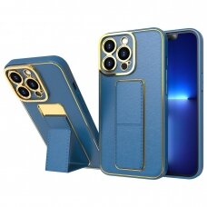 Dėklas New Kickstand Case iPhone 13 Mėlynas