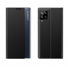 Atverčiamas dėklas New Sleep Case  Samsung Galaxy A12 Juodas