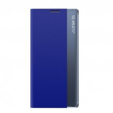 Atverčiamas dėklas New Sleep case Samsung Galaxy A72 mėlynas