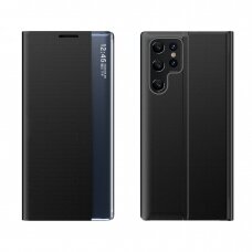 Dėklas New Sleep Case Samsung Galaxy S23 Ultra Juodas