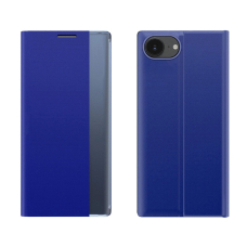 iPhone 16e – New Sleep Case Flip Cover su stovu - Mėlynas