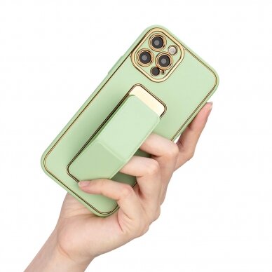 Dėklas New Kickstand Case iPhone 13 Žalias 4