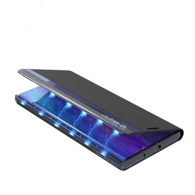 Atverčiamas dėklas New Sleep Case Bookcase Samsung Galaxy A02s Juodas 3