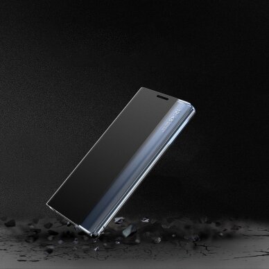 Atverčiamas dėklas New Sleep Case Bookcase Samsung Galaxy A02s Rožinis 2
